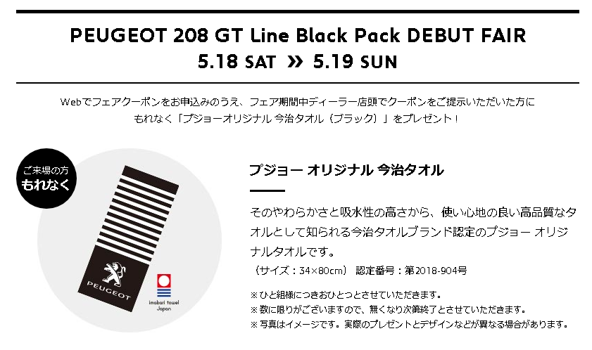 フェアのご案内☆２０８ ＧＴ Ｌｉｎｅ☆